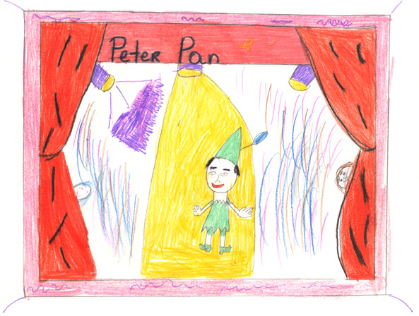 Zeichnung Peter Pan