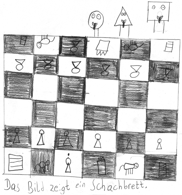 Zeichnung Schachbrett